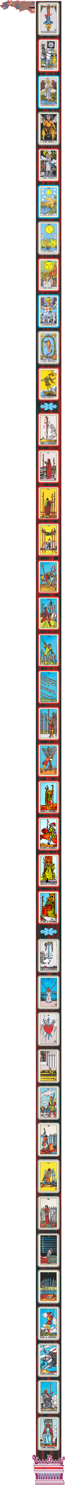 Frame Graphic-Right Gargoyle and Tarot Card Column